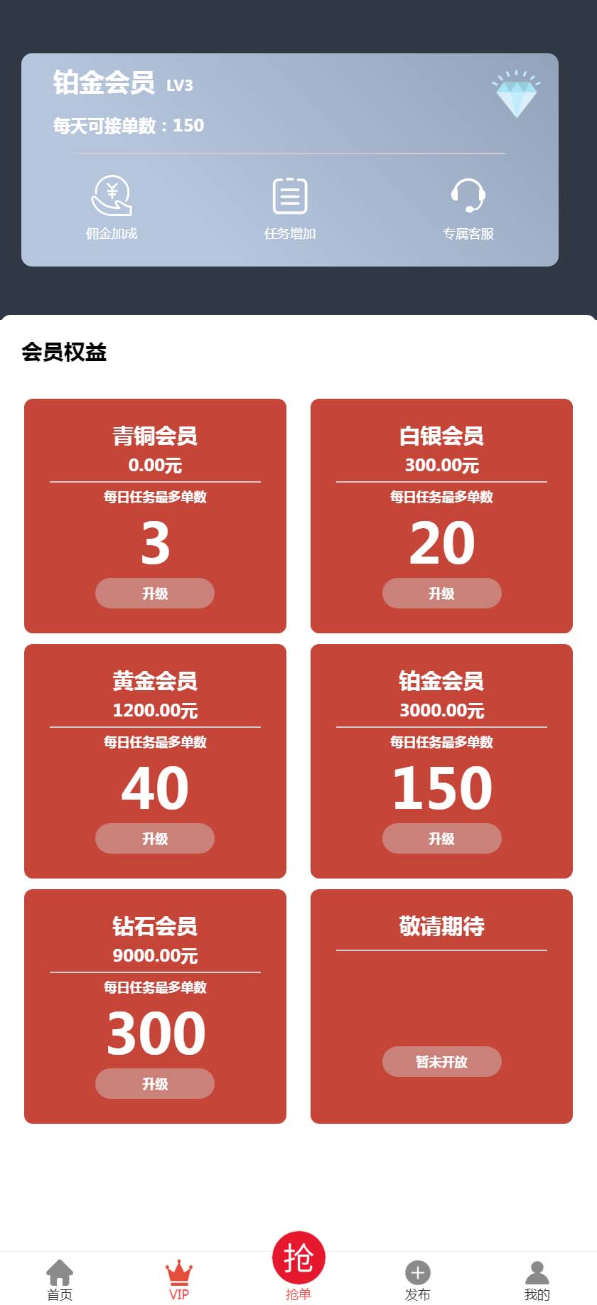 图片[4]-抖赚在线任务发布接单WEB系统源码多支付通道会员制度-云启源码
