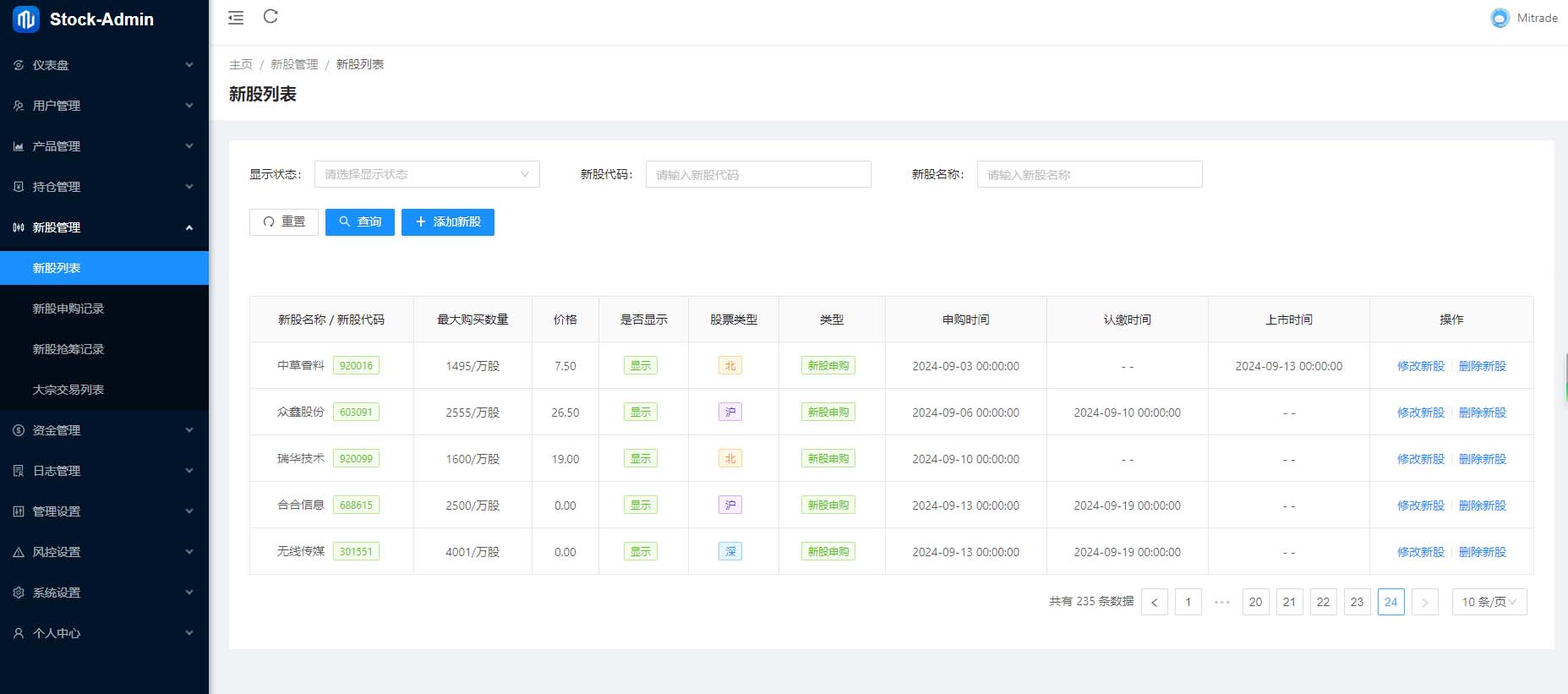 图片[2]-2024最新股票系统源码程序新UI股票基金系统PHP源码-云启源码