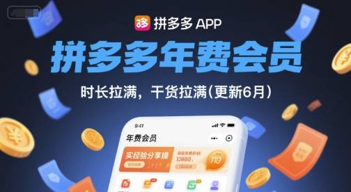 拼多多年费会员，实经验分享操，时长拉满，干货拉满(更新6月)-云启源码