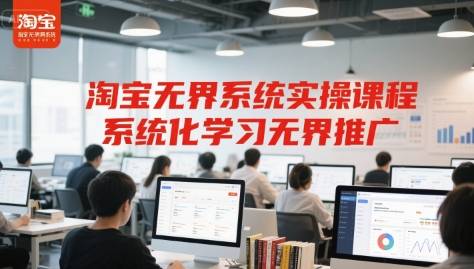 淘宝无界系统实操课程，系统化学习无界推广-云启源码