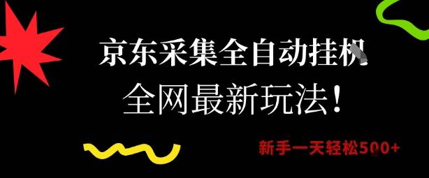 京东采集全自动挂G项目，全网最新玩法新手一天轻松5张【揭秘】-云启源码