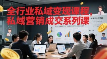 全行业私域变现课程，私域营销成交系列课-云启源码