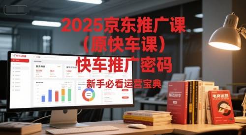 2025京东推广课(原快车课)解锁京东快车推广密码，新手必看运营宝典-云启源码