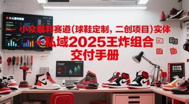 小众暴利赛道(球鞋定制，二创项目)实体+私域2025王炸组合  交付手册-云启源码