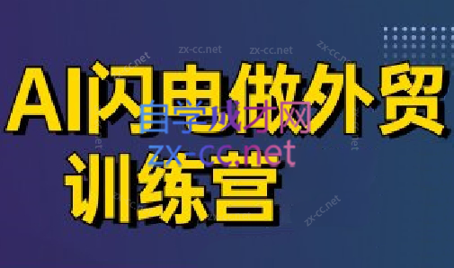 大卫·AI闪电做外贸训练营(更新6月)-云启源码