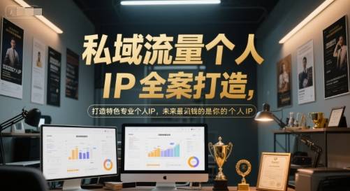 私域流量个人IP全案打造，打造特色专业个人IP，未来最值钱的是你的个人IP-云启源码