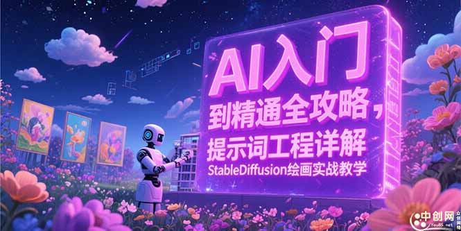 AI入门到精通全攻略，提示词工程详解，StableDiffusion绘画实战教学-云启源码