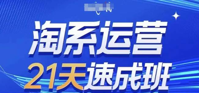 淘系运营21天速成班(更新25年6月)，0基础轻松搞定淘系运营，不做假把式-云启源码