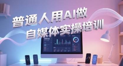 普通一个人用AI做自媒体，助你轻松开启AI自媒体创作之路-云启源码