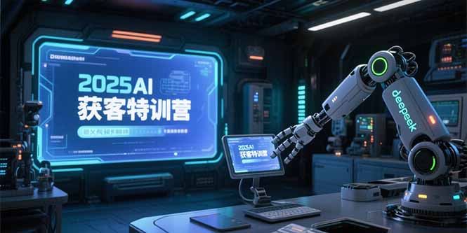 2025AI获客特训营，AI图文视频全制作，deepseek工具实操教学-云启源码