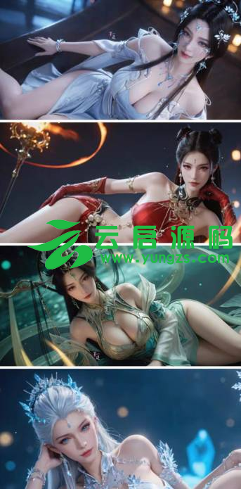 图片[9]-【21-30期】国漫Ai绘画4K超高清壁纸图片各类国漫Ai绘画女神-云启源码