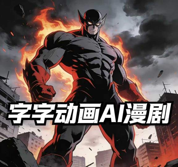 字字动画AI漫剧2026年第1期系统课程，小白看完就能学会实操的漫剧课，单人月收1-3W-云启源码