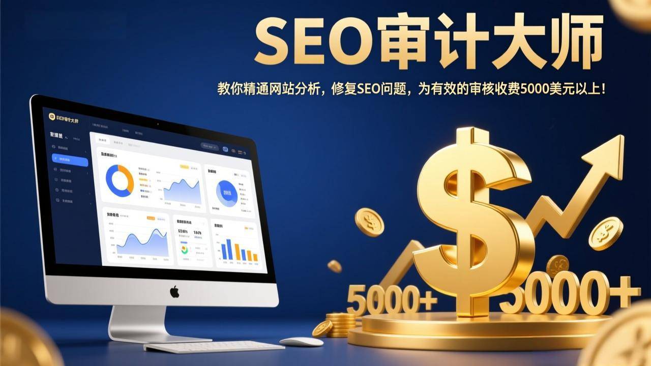 SEO审计大师：教你精通网站分析，修复SEO问题，为有效的审核收费5000美元以上！-云启源码