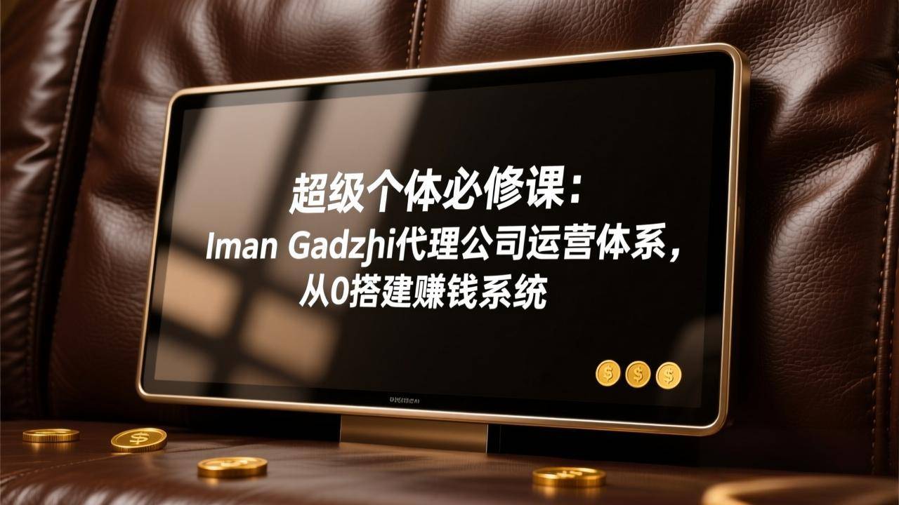 超级个体必修课：Iman Gadzhi代理公司运营体系，从0搭建赚钱系统-云启源码