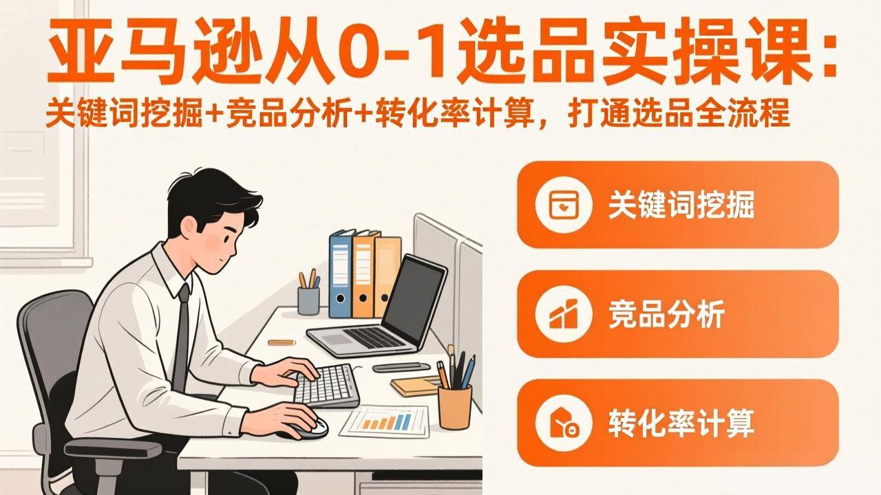 亚马逊从0-1选品实操课(更新3月-云启源码