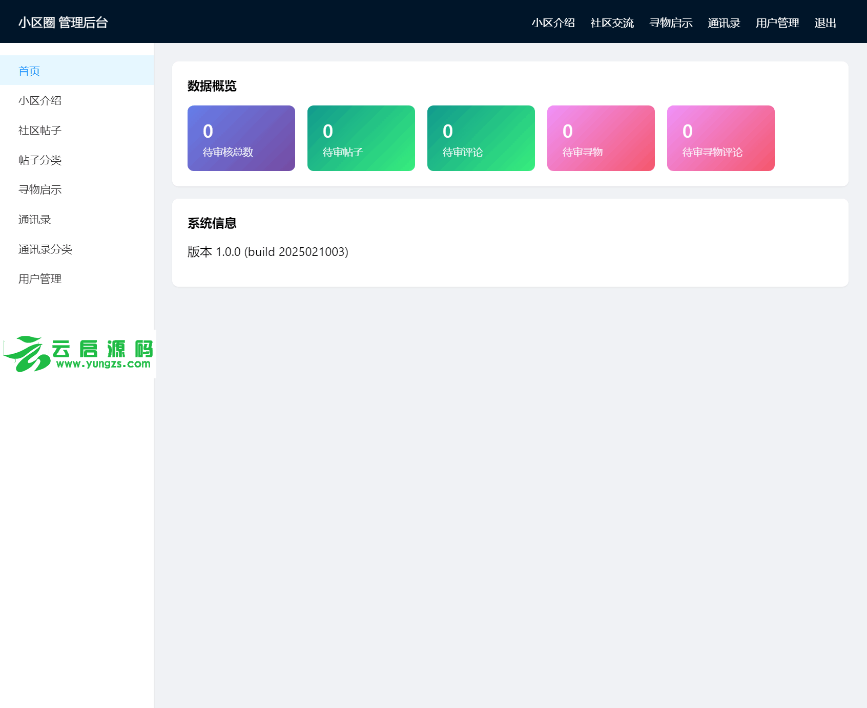 图片[4]-PHP小区业主社区交流微信小程序前后端源码实测完美运行-云启源码